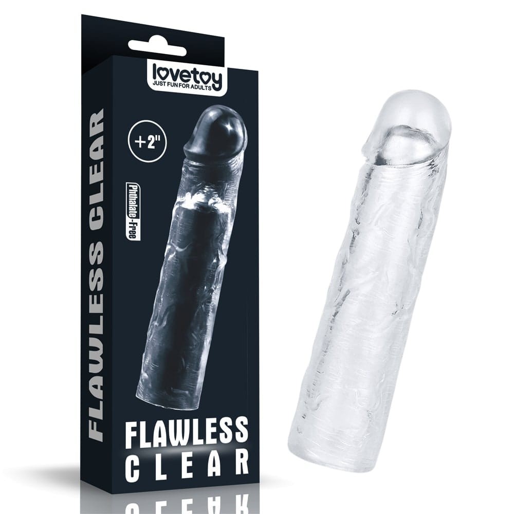 Flawless Clear Penis Sleeve Add 2'' #1 | ViPstore.hu - Erotika webáruház