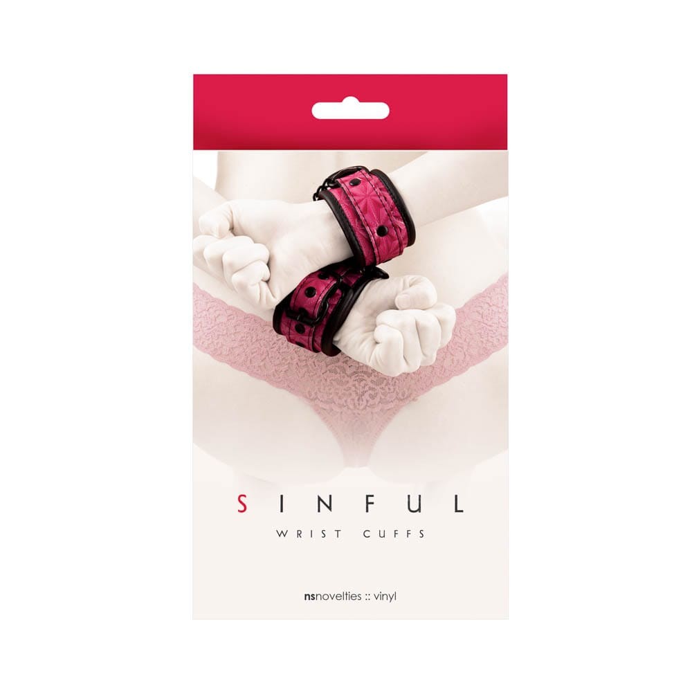 Sinful Wrist Cuffs Pink #1 | ViPstore.hu - Erotika webáruház