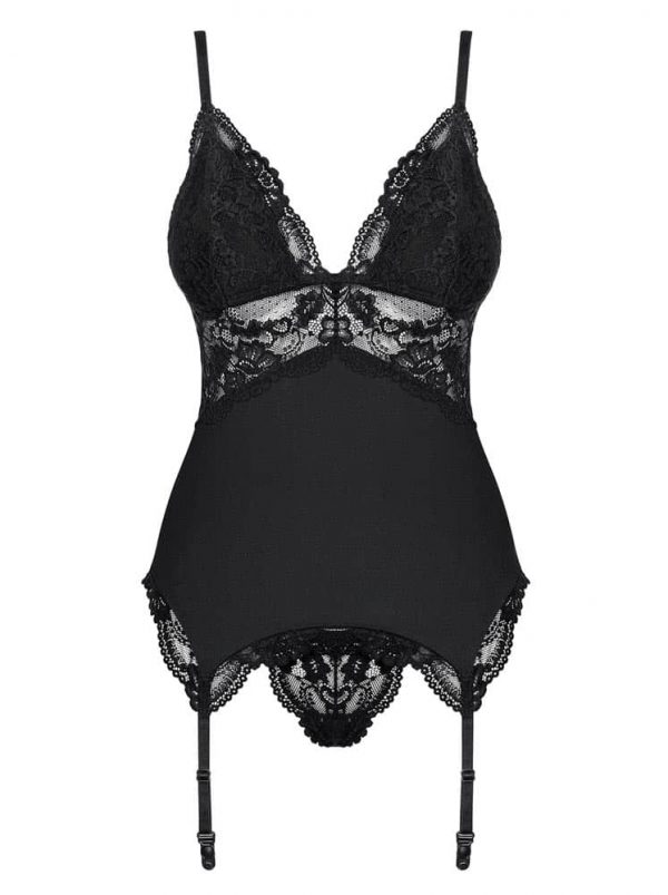 810-COR-1 corset & thong black  S/M #3 | ViPstore.hu - Erotika webáruház