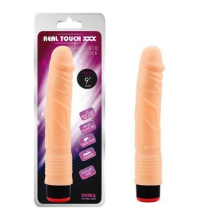 Real Touch 9 inch Vibe Cock Flesh #1 | ViPstore.hu - Erotika webáruház