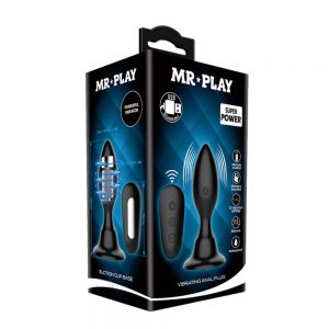 Mr. Play Vibrating Anal Plug with Remote Control ViPstore.hu - Erotika Webáruház - Szexshop