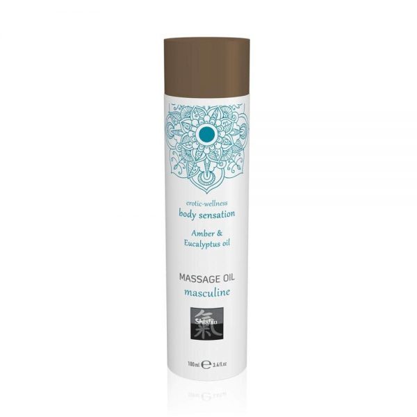 Massage oil masculine - Amber & Eucalyptus oil 100ml #1 | ViPstore.hu - Erotika webáruház