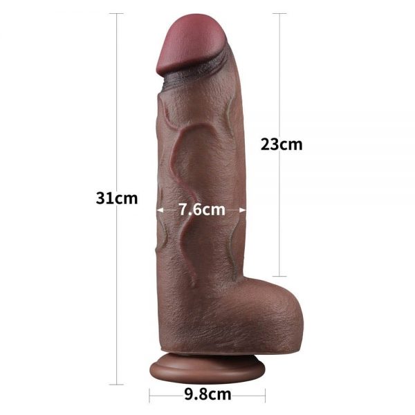 12'' Dual Layered Silicone Cock XXL #9 | ViPstore.hu - Erotika webáruház