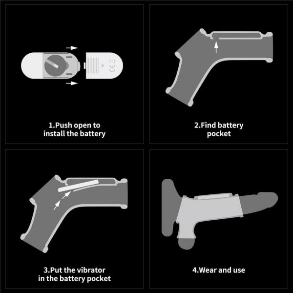 Vibrating Wave Knights Ring with Scrotum Sleeve ViPstore.hu - Erotika Webáruház - Szexshop 9