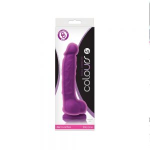 Colours Dual Density 5 inch Dildo Purple ViPstore.hu - Erotika Webáruház - Szexshop