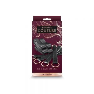 Bondage Couture – Tie Down Straps – Black ViPstore.hu - Erotika Webáruház - Szexshop