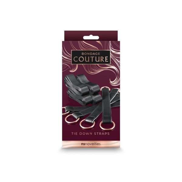 Bondage Couture – Tie Down Straps – Black ViPstore.hu - Erotika Webáruház - Szexshop