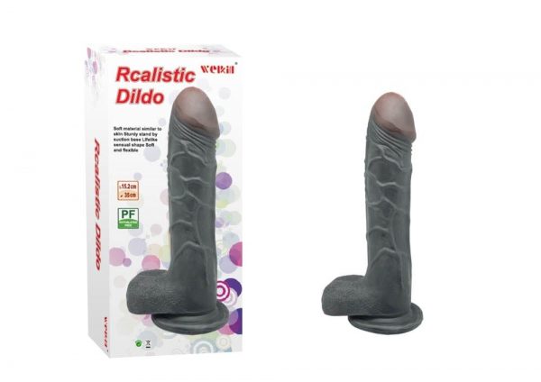 Charmly Realistic Dildo Black #1 | ViPstore.hu - Erotika webáruház