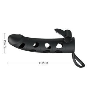 Pretty Love Penis Sleeve With Ball Strap ViPstore.hu - Erotika Webáruház - Szexshop 2