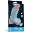 Vibrating Silk Knights Ring with Scrotum Sleeve Blue | ViPstore.hu - Erotika webáruház #1 - EAN 6970260900539 | SKU LVTOY00661
