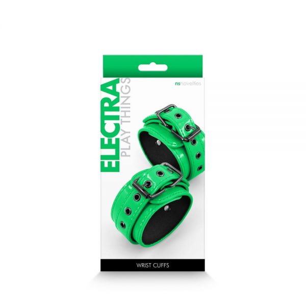 Electra - Wrist Cuffs - Green #1 | ViPstore.hu - Erotika webáruház