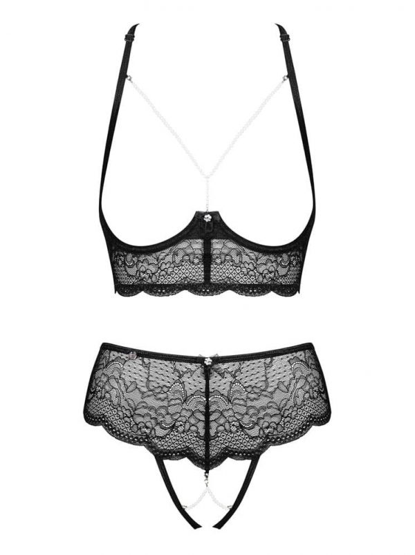 Pearlove 2-pcs set black  XS/S #3 | ViPstore.hu - Erotika webáruház