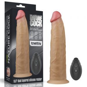 9.0'' Dual Layered Platinum Silicone Rotator ViPstore.hu - Erotika Webáruház - Szexshop