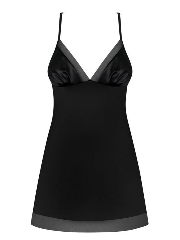 Alifini chemise & thong black L/XL #5 | ViPstore.hu - Erotika webáruház