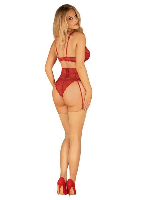 Lonesia garter belt red  S/M #4 | ViPstore.hu - Erotika webáruház
