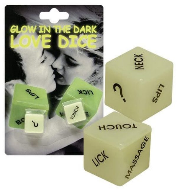 Love Dice Glow In The Dark #1 | ViPstore.hu - Erotika webáruház