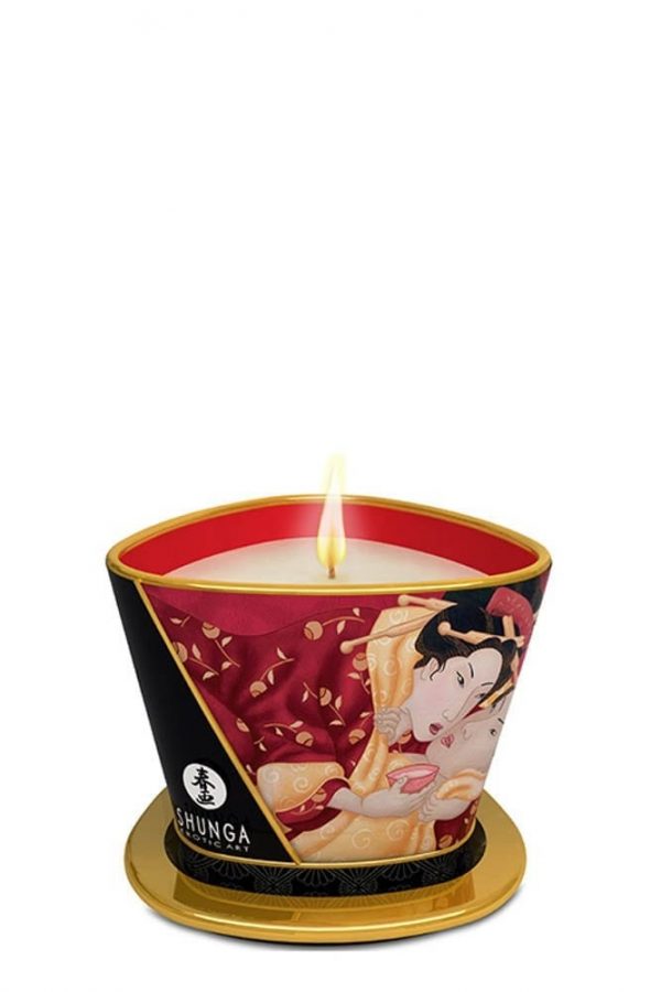 SHUNGA CANDLE STRAWBERRY 170 ML #1 | ViPstore.hu - Erotika webáruház