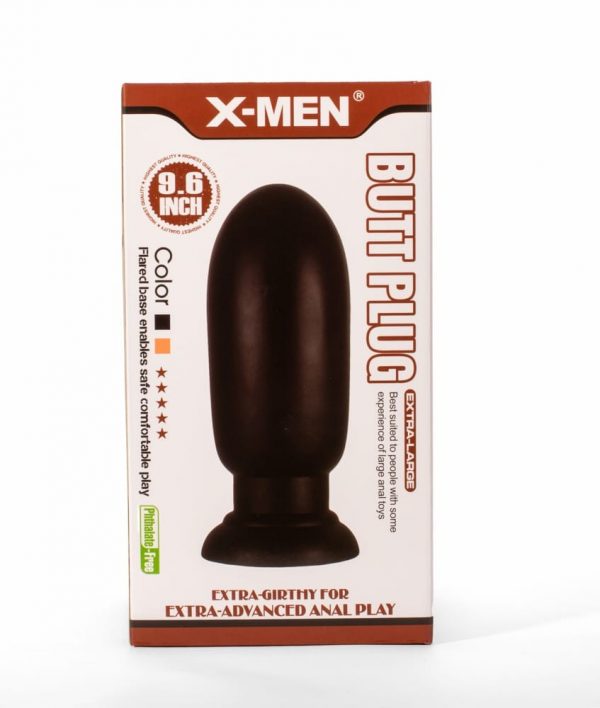 X-MEN 9.6" Huge Butt Plug Black 1 ViPstore.hu - Erotika Webáruház - Szexshop