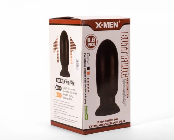 X-MEN 9.6" Huge Butt Plug Black 1 ViPstore.hu - Erotika Webáruház - Szexshop 2