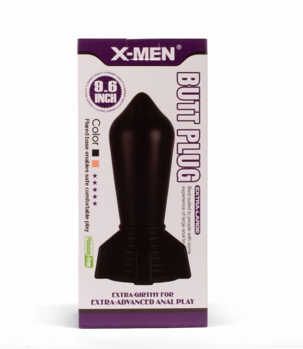 X-MEN 9.6" Huge Butt Plug Black 2 ViPstore.hu - Erotika Webáruház - Szexshop