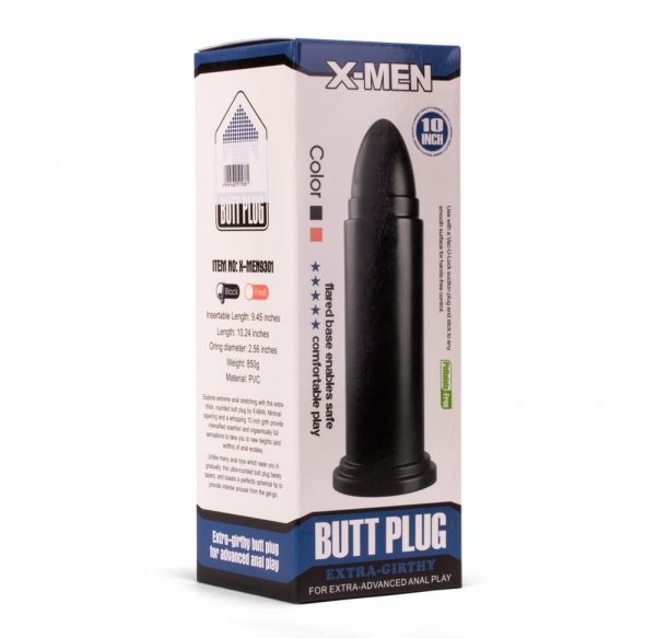 X-MEN 10" Huge Butt Plug Black 2 #2 | ViPstore.hu - Erotika webáruház