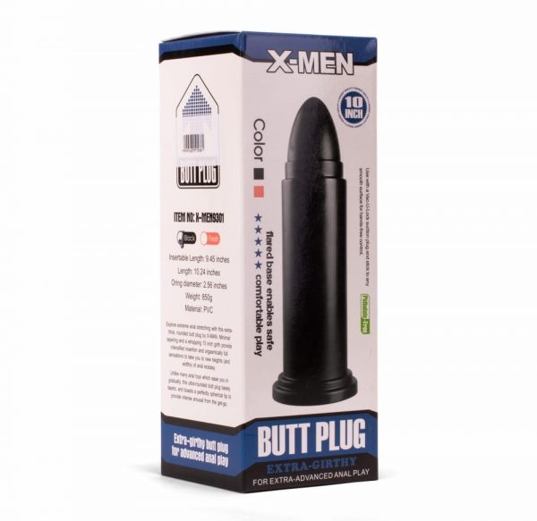 X-MEN 10" Huge Butt Plug Black 2 ViPstore.hu - Erotika Webáruház - Szexshop 2