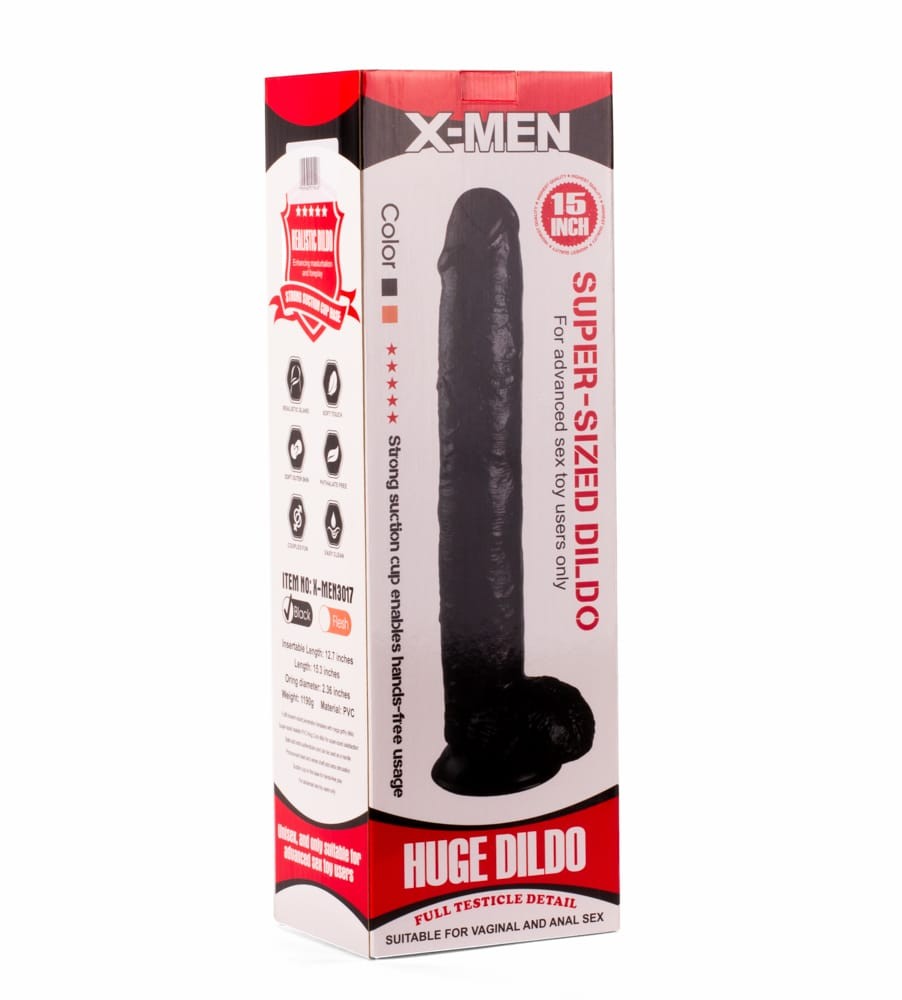 X-MEN 16" Super-Sized Dildo Black #2 | ViPstore.hu - Erotika webáruház