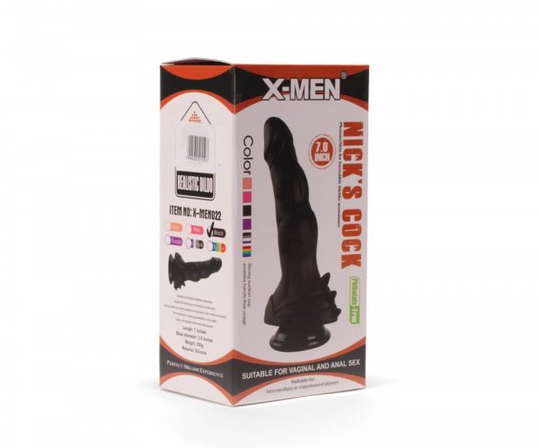 X-MEN Nick's 7" Cock Black #2 | ViPstore.hu - Erotika webáruház