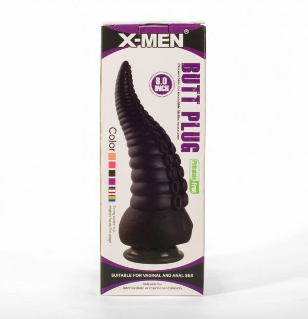 X-MEN 8" Butt Plug Black #1 | ViPstore.hu - Erotika webáruház