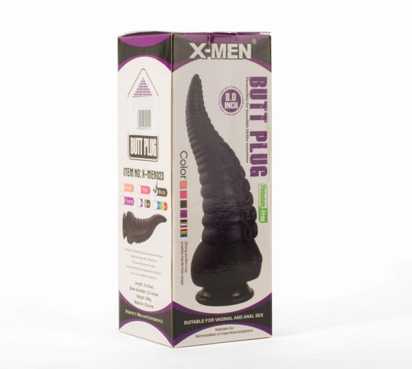 X-MEN 8" Butt Plug Black #2 | ViPstore.hu - Erotika webáruház