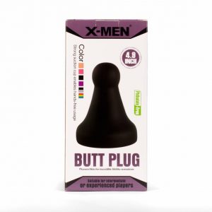 X-MEN 4.8" Butt Plug Black ViPstore.hu - Erotika Webáruház - Szexshop