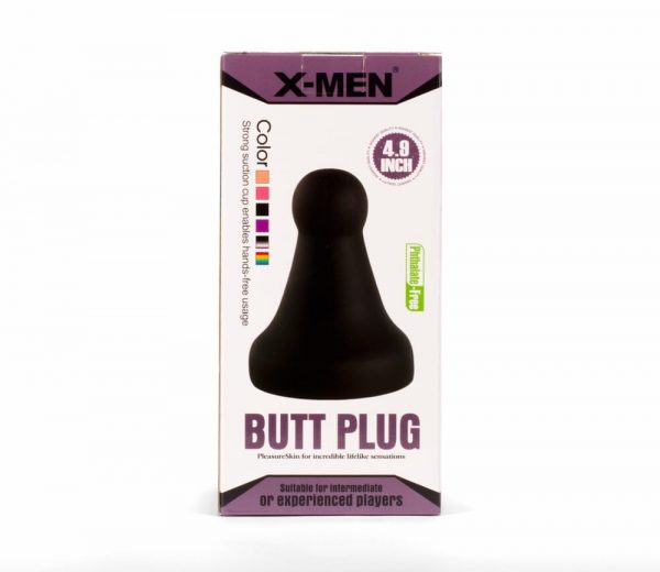 X-MEN 4.8" Butt Plug Black ViPstore.hu - Erotika Webáruház - Szexshop