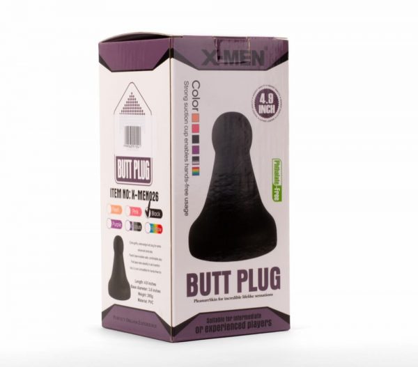 X-MEN 4.8" Butt Plug Black #2 | ViPstore.hu - Erotika webáruház