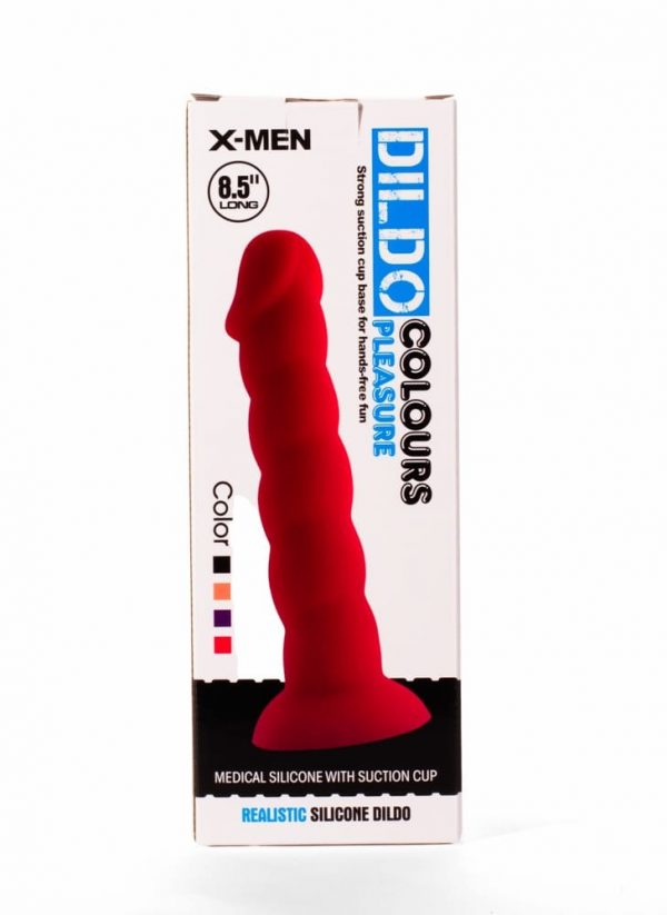 X-MEN 8.5" Dildo Colours Pleasure Black 2 ViPstore.hu - Erotika Webáruház - Szexshop