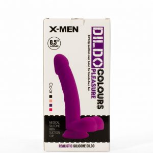 X-MEN 8.5" Dildo Colours Pleasure Black 4 ViPstore.hu - Erotika Webáruház - Szexshop