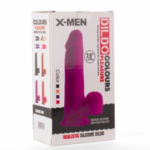 X-MEN 7.5" Dildo Colours Pleasure Black 1 ViPstore.hu - Erotika Webáruház - Szexshop 2 X-MEN 7.5" Dildo Colours Pleasure Black 1 ViPstore.hu - Erotika Webáruház - Szexshop 2
