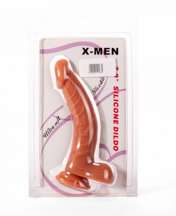 X-MEN 7.9" Silicone Dildo Flesh ViPstore.hu - Erotika Webáruház - Szexshop