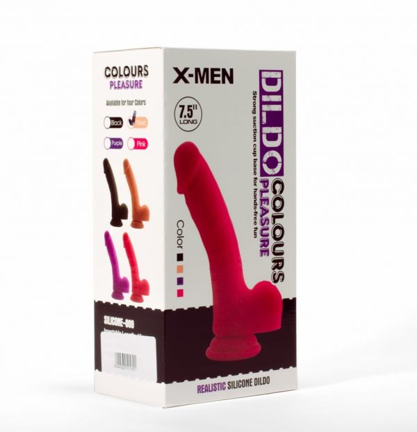 X-MEN 7.5" Dildo Colours Pleasure Flesh 3 #2 | ViPstore.hu - Erotika webáruház