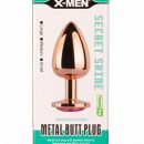 X-MEN Secret Shade Metal Butt Plug Rose L #1 | ViPstore.hu - Erotika webáruház