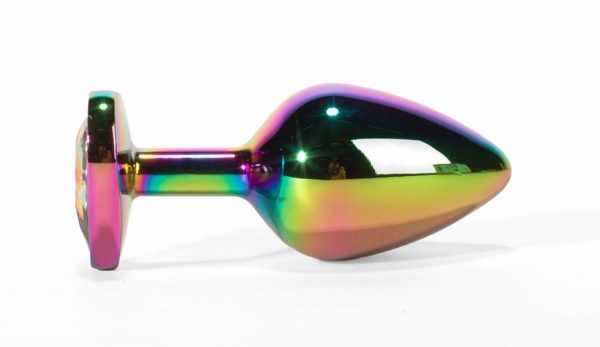 X-MEN Secret Shine Metal Butt Plug Rainbowheart L ViPstore.hu - Erotika Webáruház - Szexshop 5