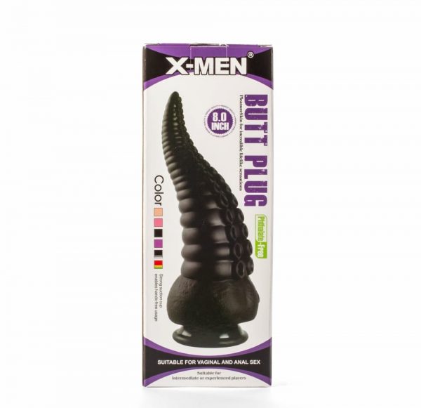X-Men 8" Butt Plug Black #1 | ViPstore.hu - Erotika webáruház