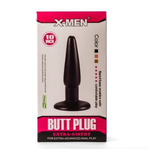 X-Men 10" Extra Girthy Butt Plug Black I #1 | ViPstore.hu - Erotika webáruház