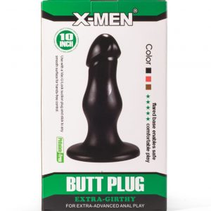 X-Men 8.66" Extra Girthy Butt Plug Black II #1 | ViPstore.hu - Erotika webáruház