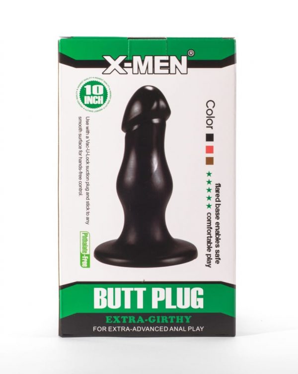 X-Men 8.66" Extra Girthy Butt Plug Black II #1 | ViPstore.hu - Erotika webáruház