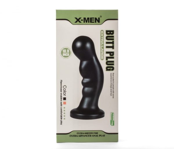 X-Men 10.9" Extra Large Butt Plug Black #1 | ViPstore.hu - Erotika webáruház