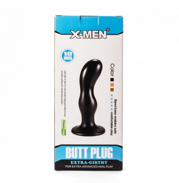 X-Men 8.66" Extra Girthy Butt Plug Black II #1 | ViPstore.hu - Erotika webáruház