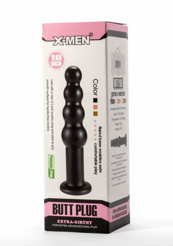 X-Men 10" Extra Girthy Butt Plug Black II ViPstore.hu - Erotika Webáruház - Szexshop 2
