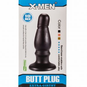 X-Men 10" Extra Girthy Butt Plug Black VII ViPstore.hu - Erotika Webáruház - Szexshop