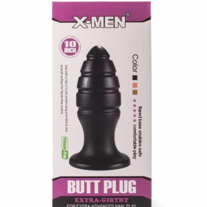 X-Men 10" Extra Girthy Butt Plug Black VIII ViPstore.hu - Erotika Webáruház - Szexshop