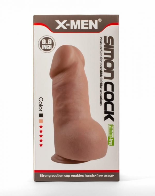 X-Men Simon 9.9" Cock Black ViPstore.hu - Erotika Webáruház - Szexshop